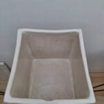 Handcrafted Face Ceramic Vase WHITE – 16.5 × 15.5 cm - Image 6